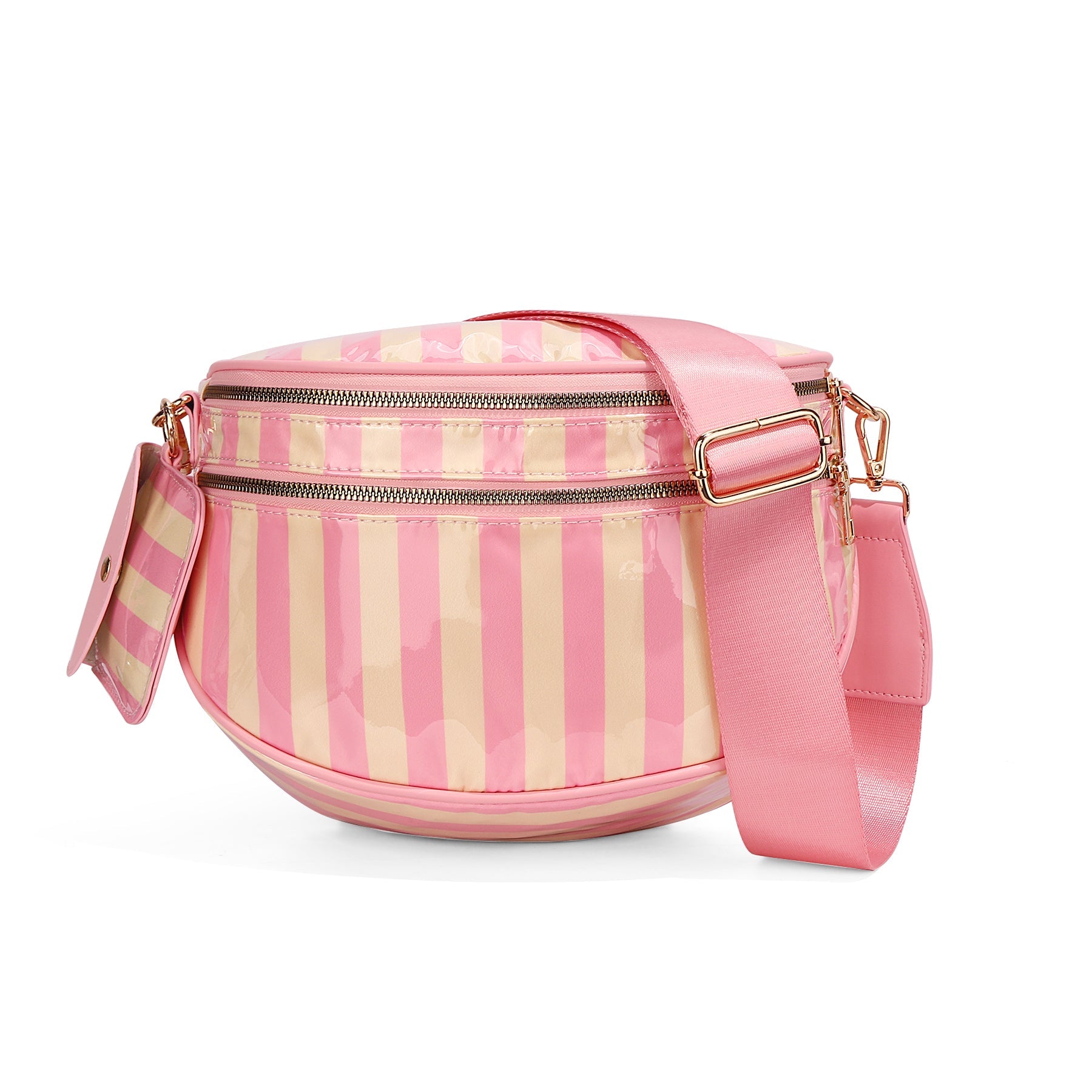 Olivia & Claire Checkered Crossbody Bum Bag for Women Large Capacity Belt Bag for Moms & Everyday Travel