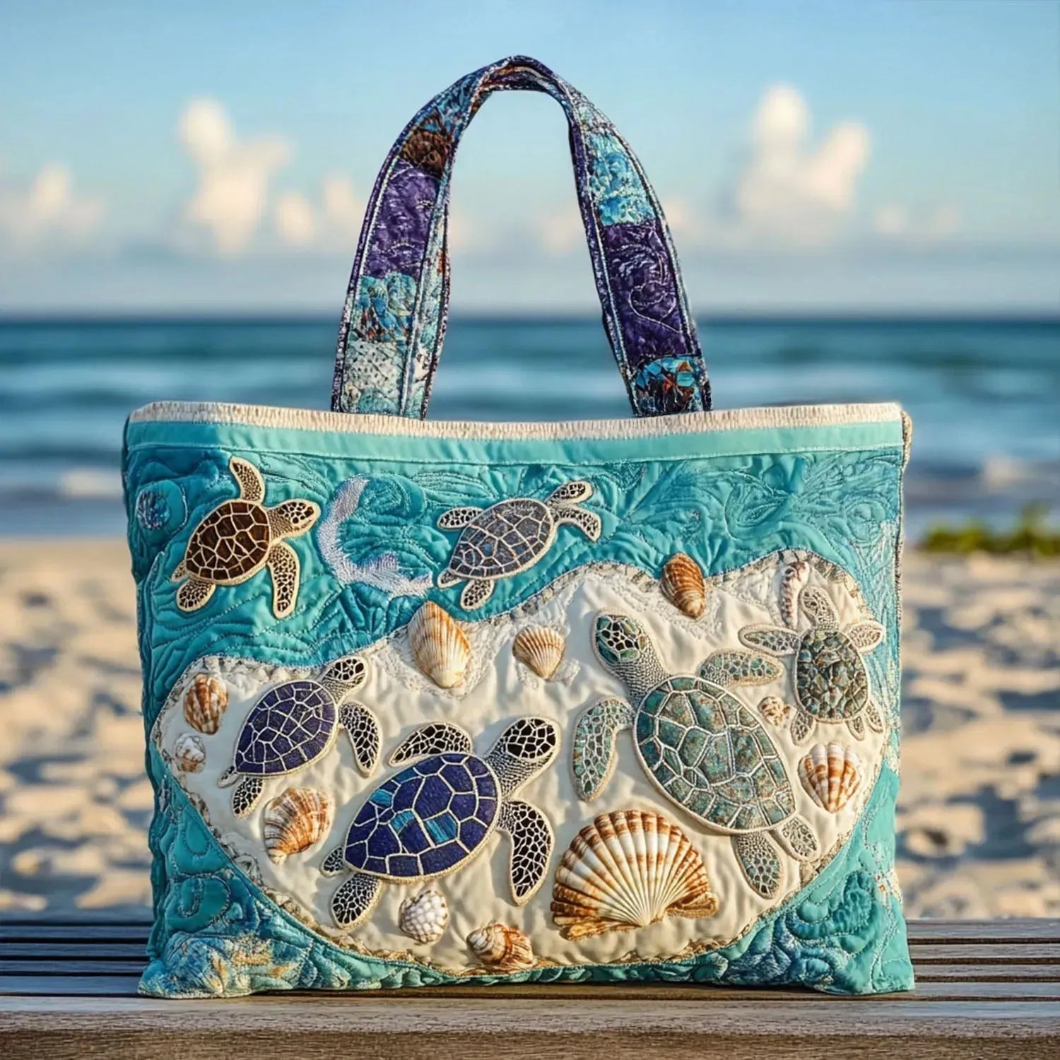 HANDMADE BAG - THE TURTLE'S EMBRACE