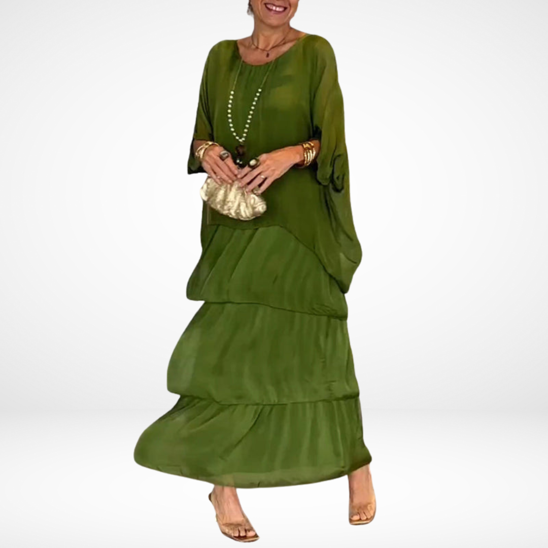 Hylda™ Artistic Loose Maxi Dress
