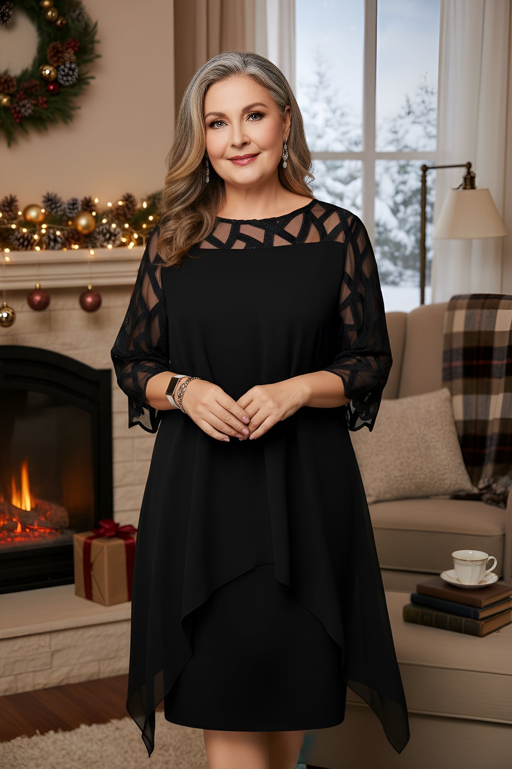 Josephine™ Elegant Lace Dress