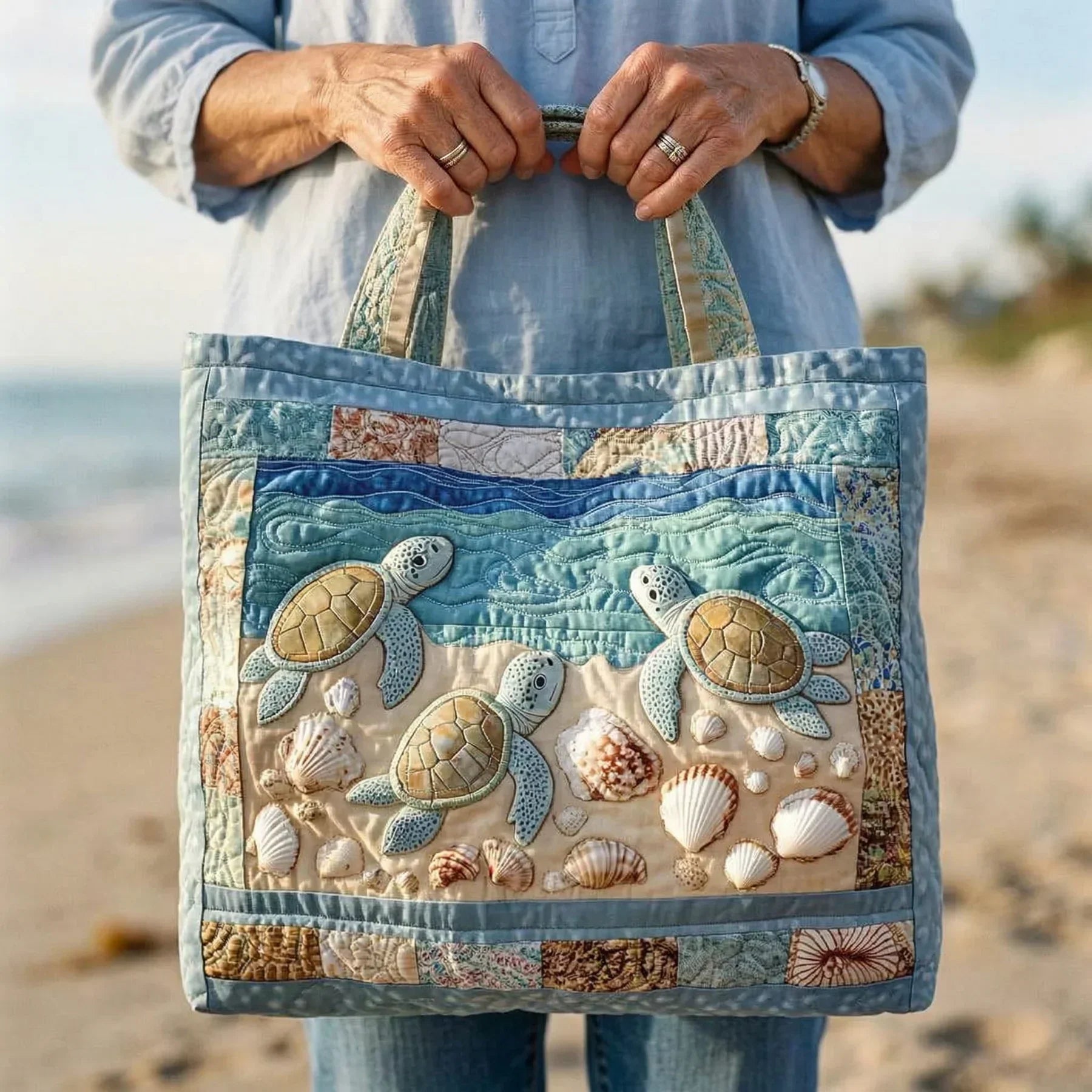 HANDMADE BAG - SEA TURTLE