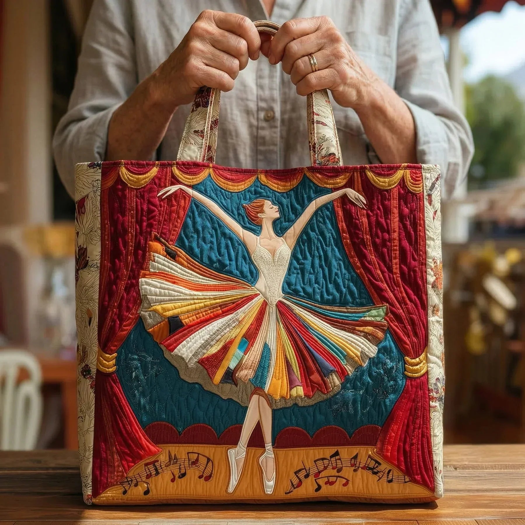 HANDMADE BAG - THE ELEGANT BALLERINA