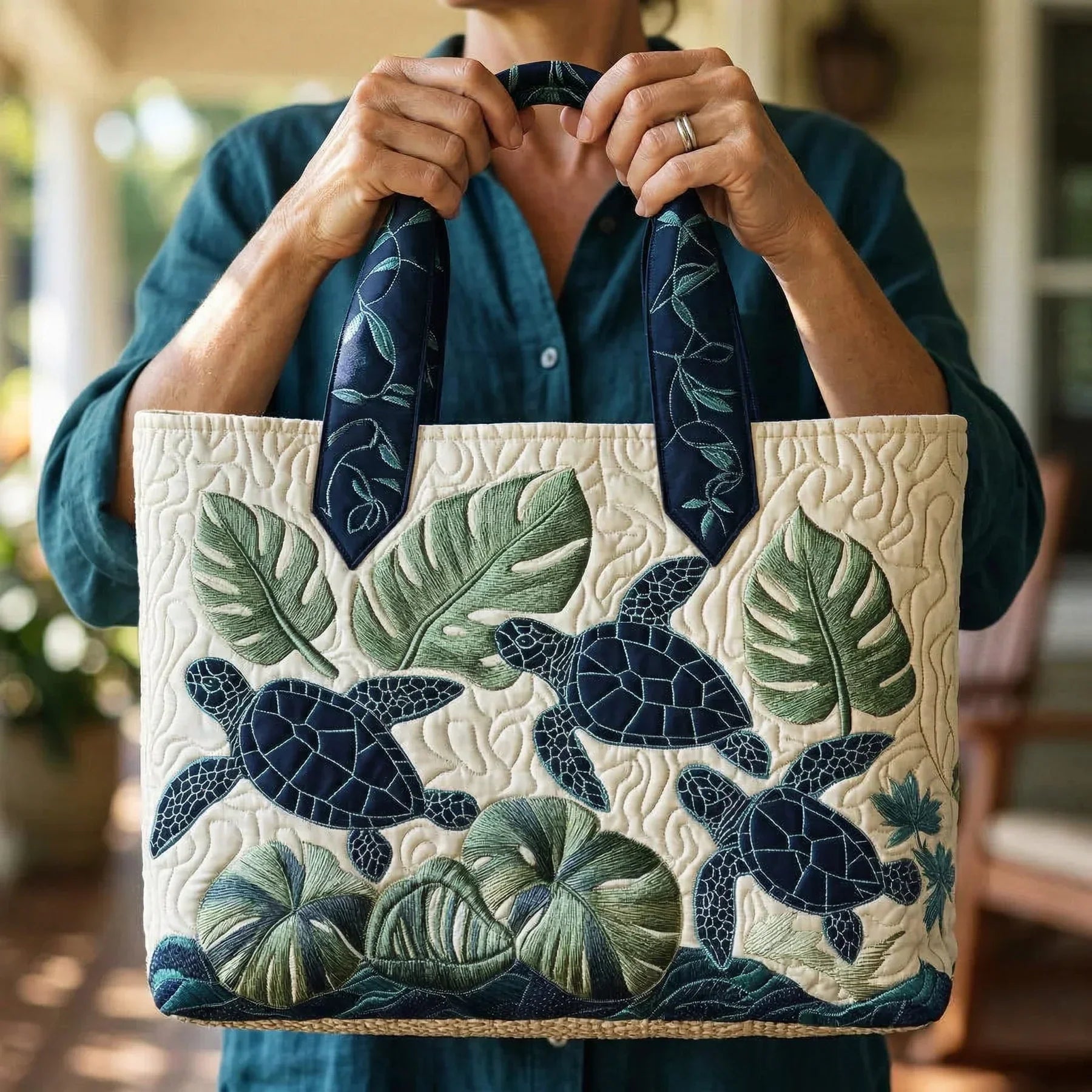 HANDMADE BAG - SEA TURTLE