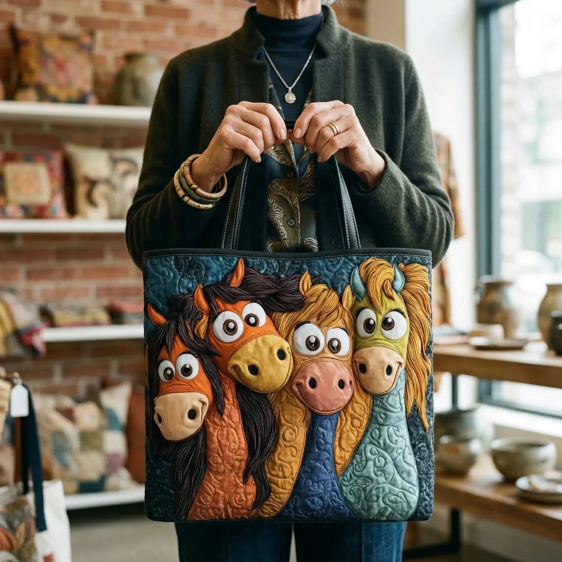HANDMADE BAG - THE HAPPY PONIES