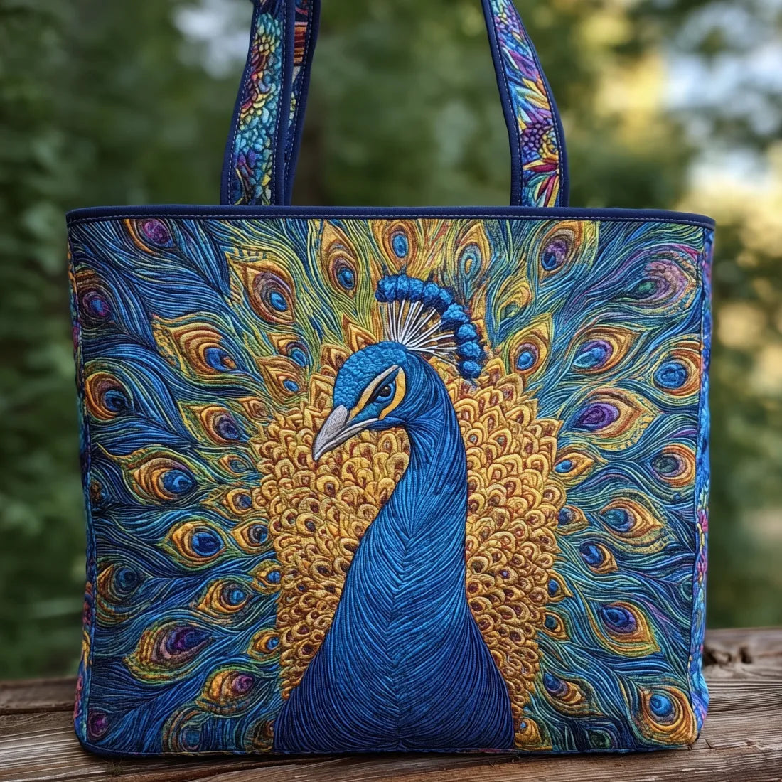 HANDMADE BAG - THE ROYAL PEACOCK