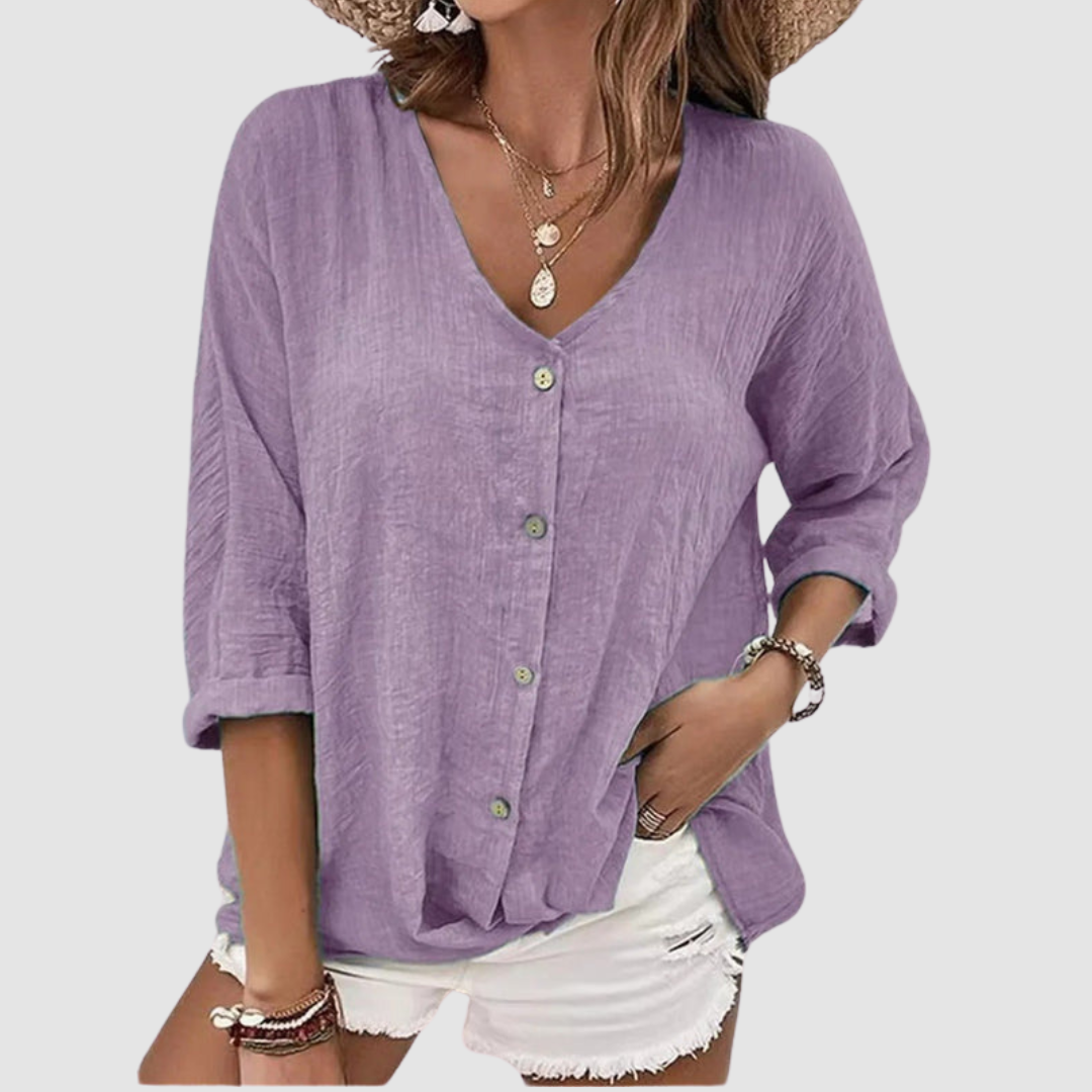 Monica™ Elegant Breathable Blouse
