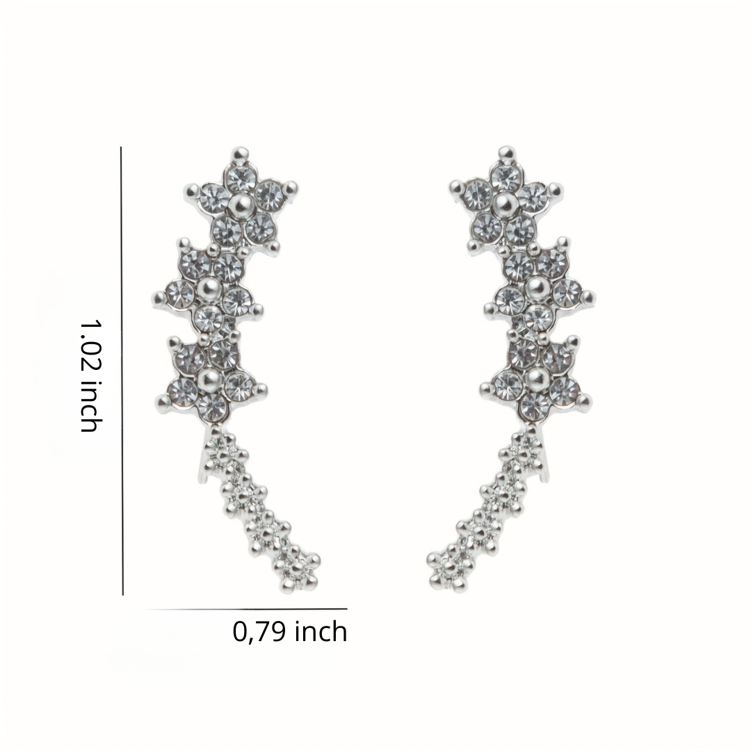 Celeste™ Crystal Climber Earrings