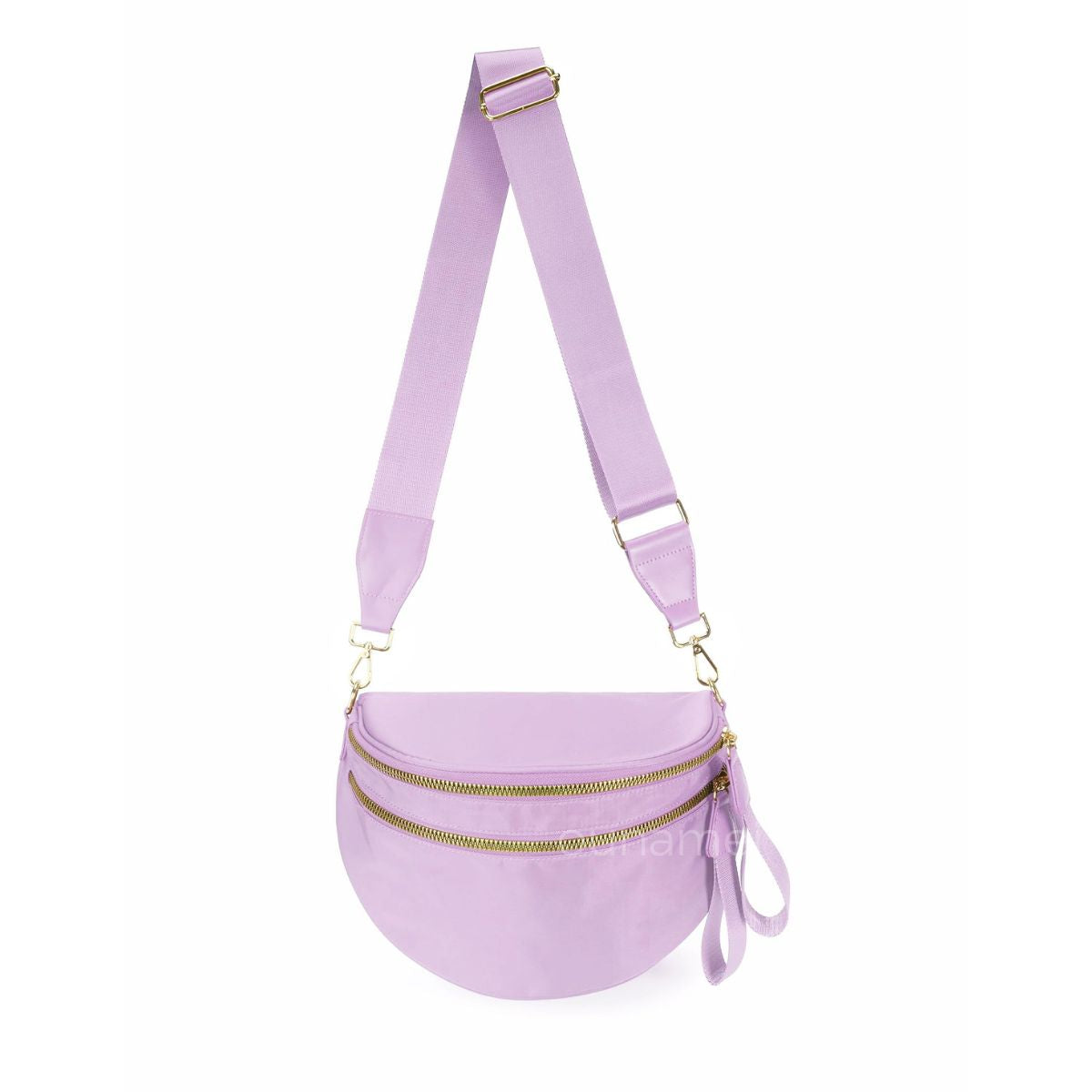 Olivia & Claire Checkered Crossbody Bum Bag for Women Large Capacity Belt Bag for Moms & Everyday Travel