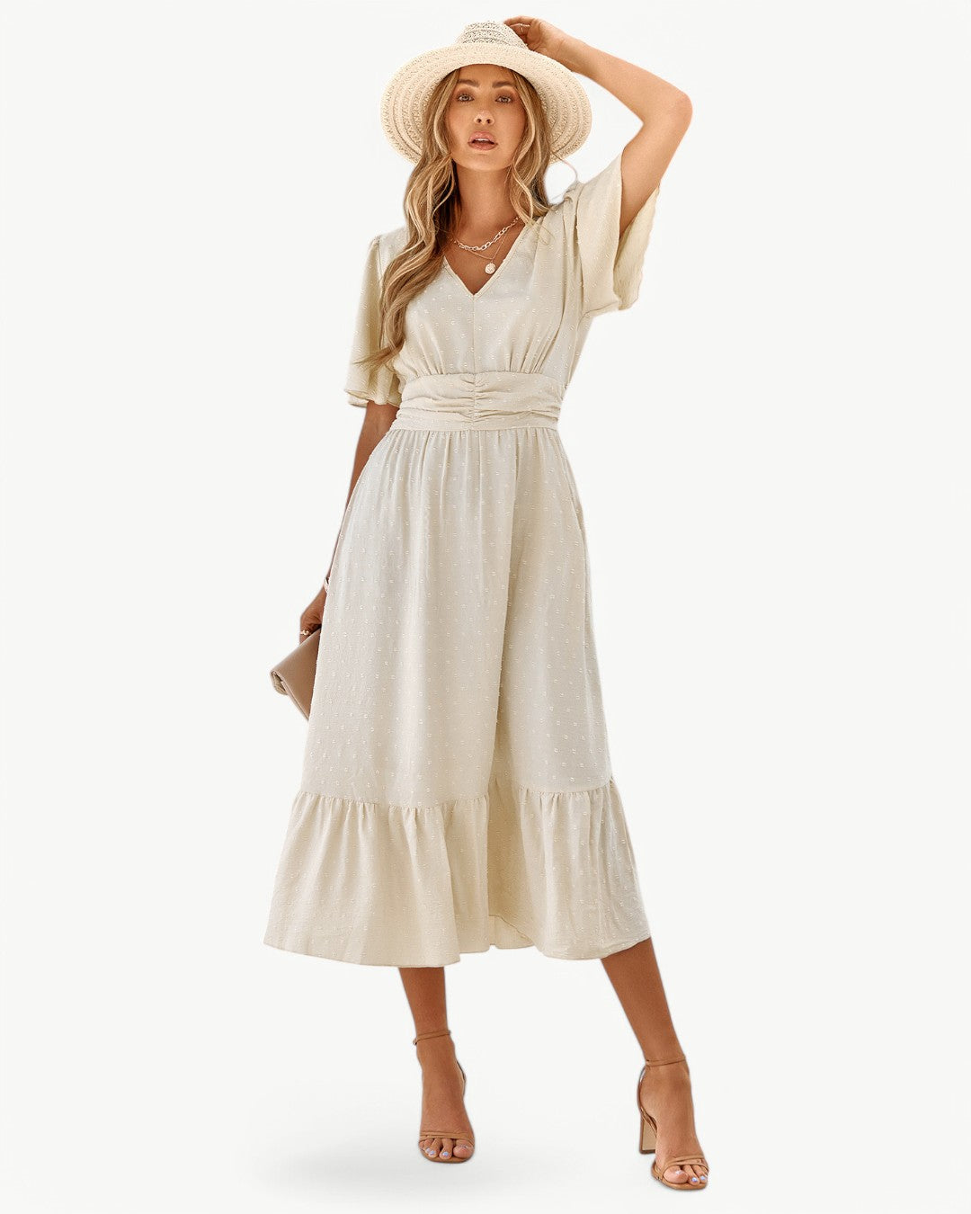 Rosita™ Elegant embroidered dress