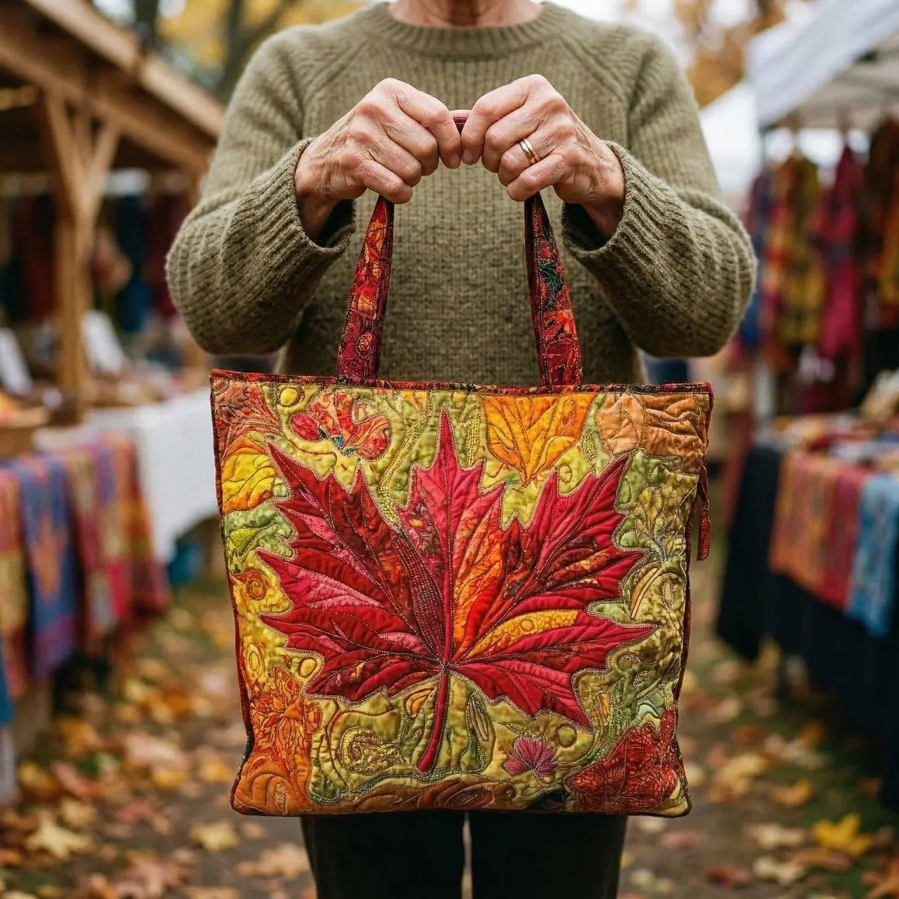 HANDMADE BAG - ACORN SUNSET