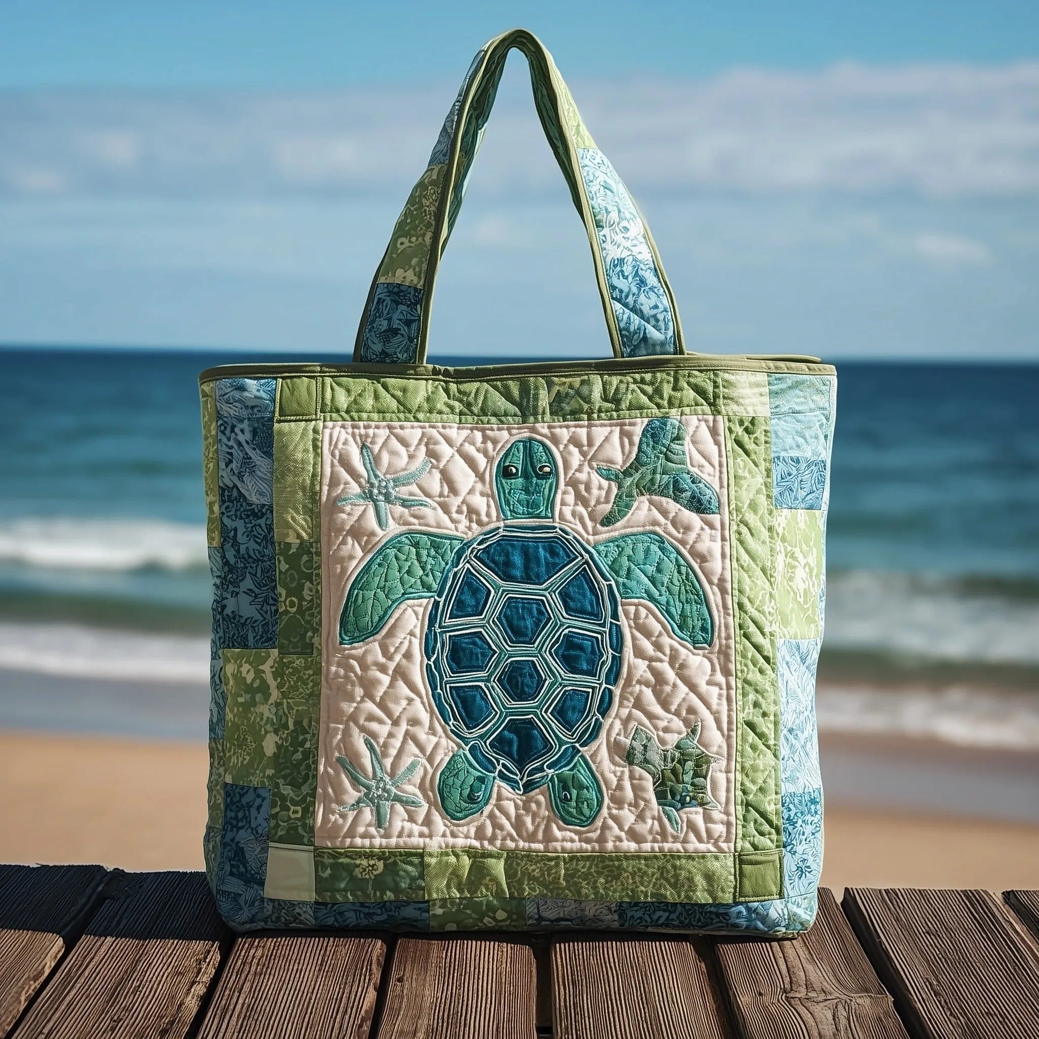 HANDMADE BAG - SEA TURTLE