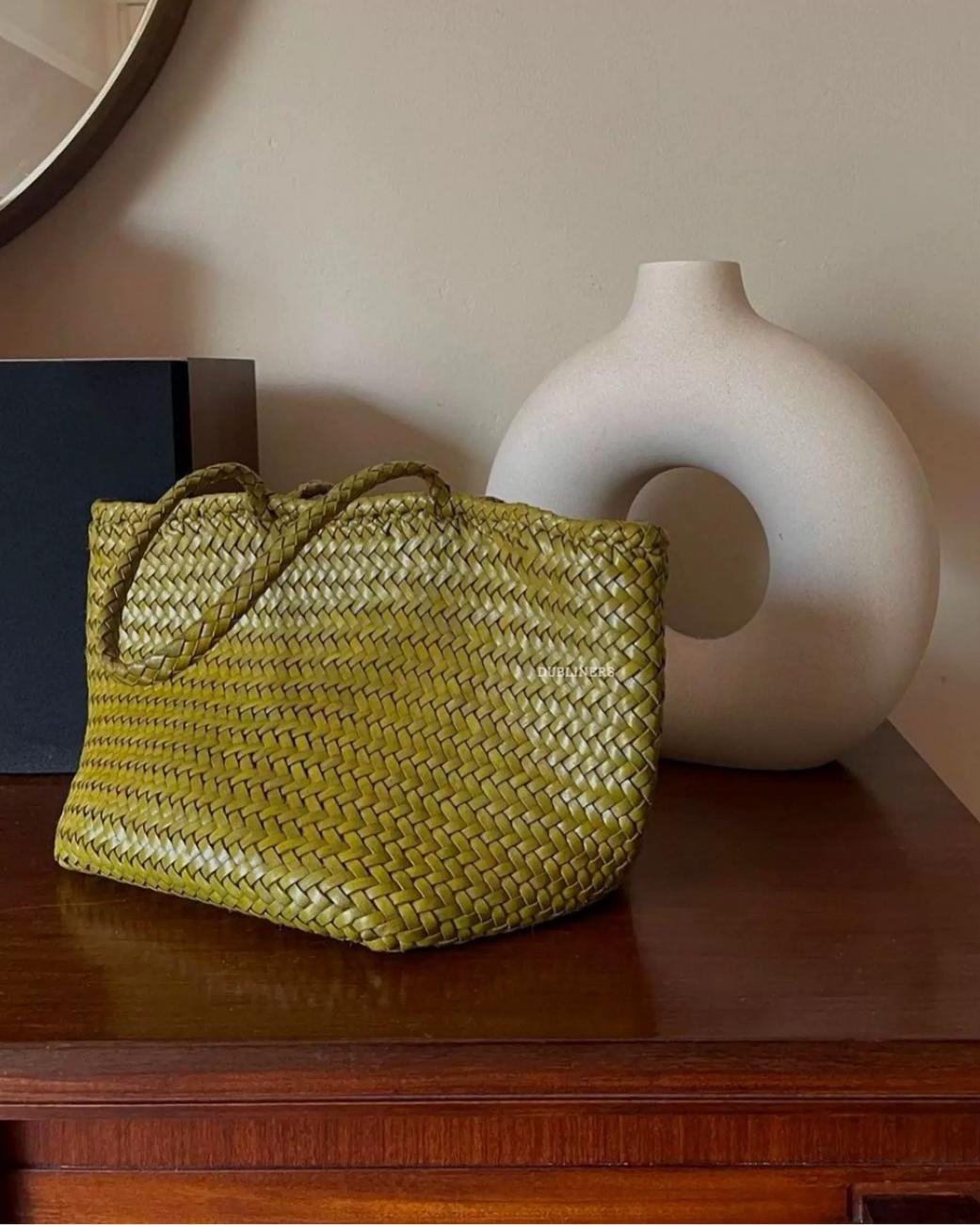 The Heritage Woven Leather Tote