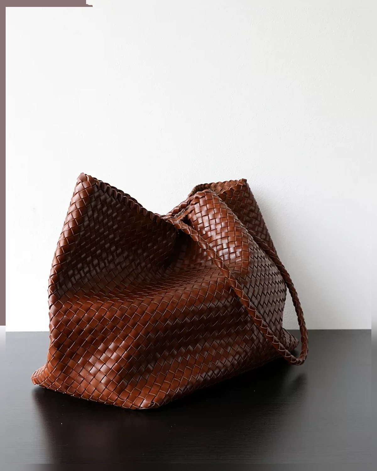 The Heritage Woven Leather Tote